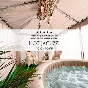 Colosseum House - Private Rooftop, Jacuzzi Hot Tub & View Rome